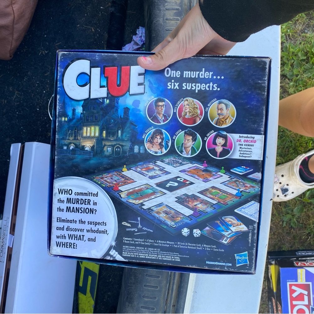 FOUR BOARD GAMES. All pieces included